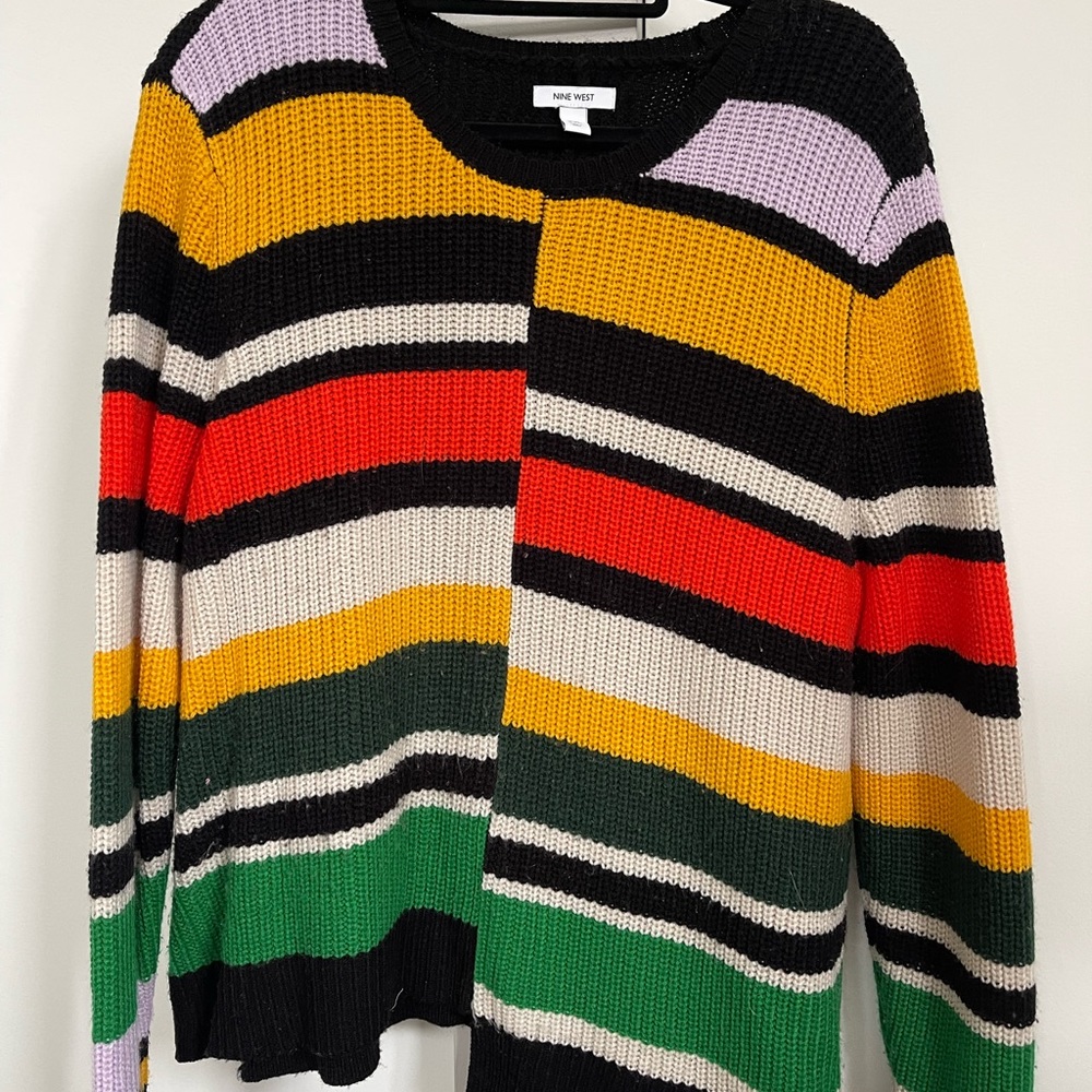 Nine West striped sweater